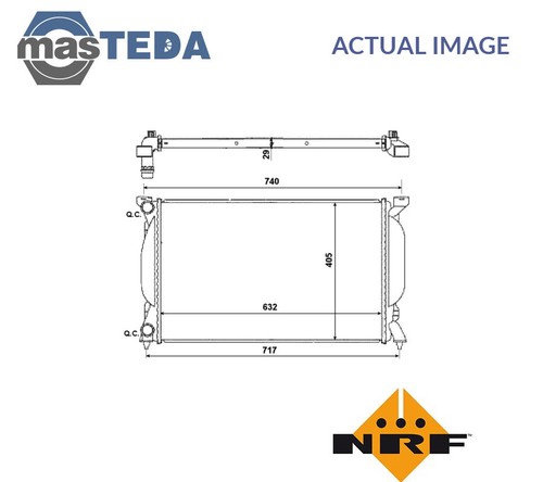 50539 engine cooling radiator - engine,