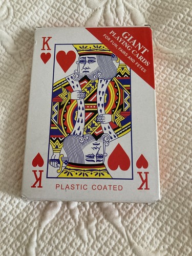 Giant playing cards 5cm - giant,