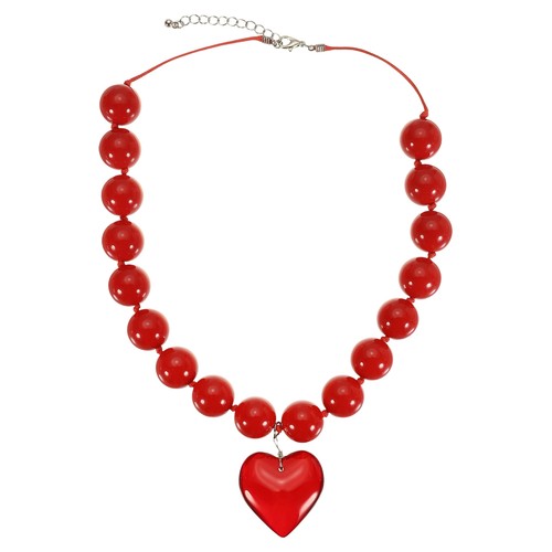 Chunky beaded necklace round - chunky,