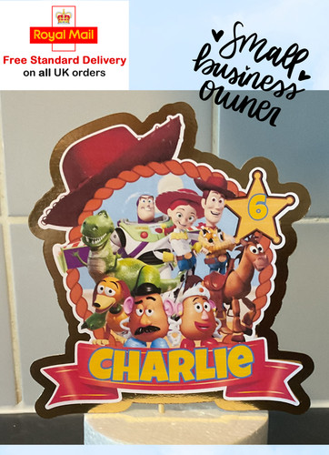 Toy story cake topper - story,