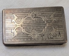 Antique Sterling Silver Hinged