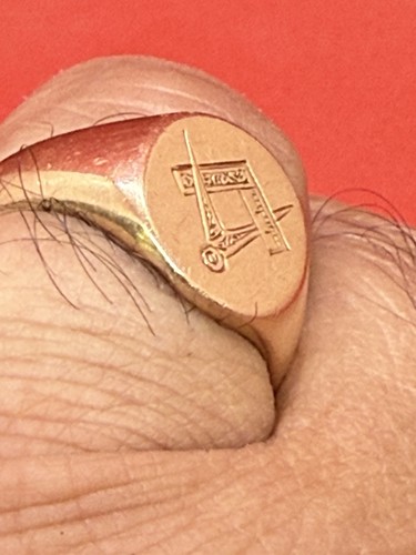 Antique 9ct solid - solid, gold