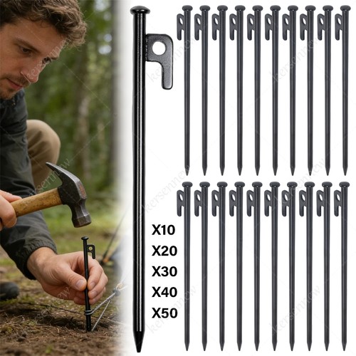 50pcs 30cm black steel - black,