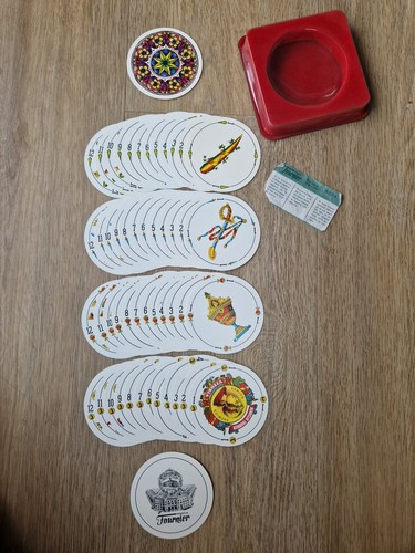 Fournier circular cards - circular,