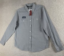 Hoonigan Shirt Men M Button Up