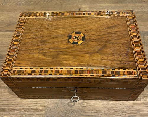 Antique tunbridge ware sewing - antique,