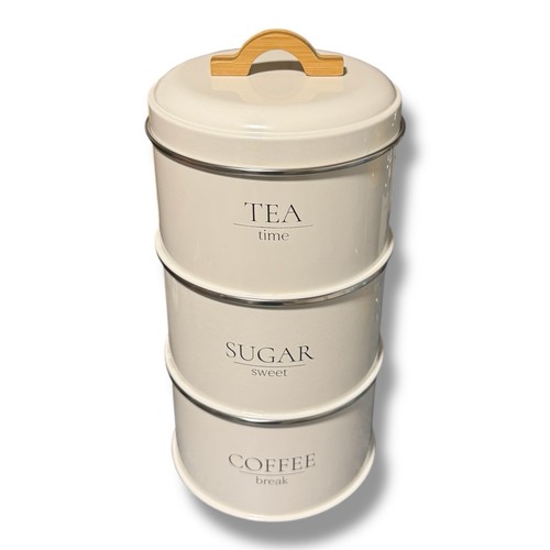 Stacking canisters for tea - stacking,