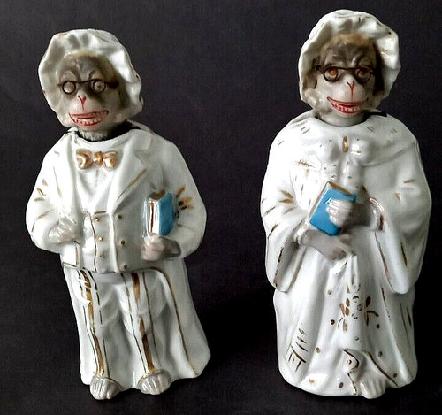 Antique anthropomorphic pair - antique,