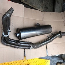 Kawasaki ZX 12 R ZX12R Complete Exhaust Down Pipes Titanium OEM Silencer End Can