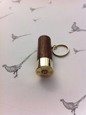 Eley Cartridge Cap Solid Walnut wood Keyring Shooting gift!