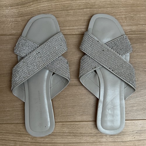 Next silver diamante cross - diamante,