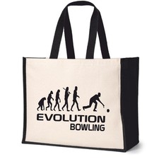 Evolution Of Bowling Tote Bag
