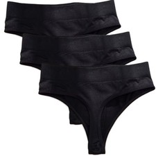 Women Elastic T-back MultiPack Knickers G String Thongs Panties Underwear Bikini