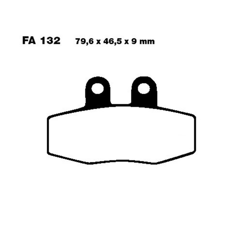 Pair pads ebc - pair, of