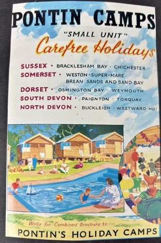 Pontins ephemera flyer for - flyer,