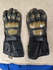 Womens Belstaff Leather  Motorcyle Gloves Made With Kevlar And Carbon Armour XS