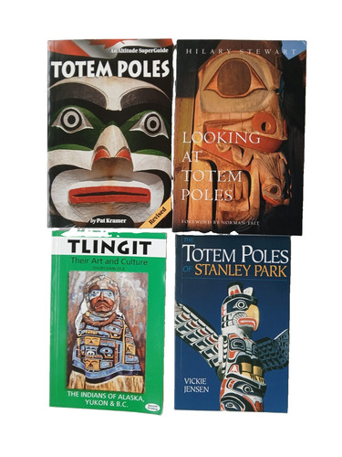 Books totem poles - of,