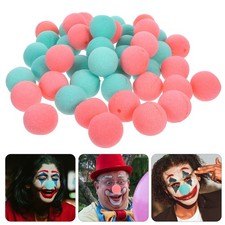  40 Pcs Professional Clown Nose Red Replaceable Costume Accessories