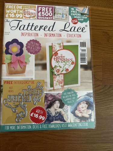 Tattered lace magazine issue - tattered,