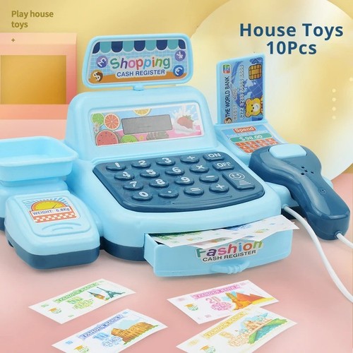 New cash register toy - register,