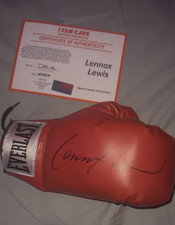 LENNOX LEWIS Signed Everlast