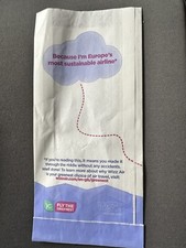 Wizz Air UK Aircraft Sick Bag