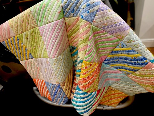 Handmade patchwork quilt - handmade,
