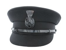 Chauffeur Cap in Black or Grey