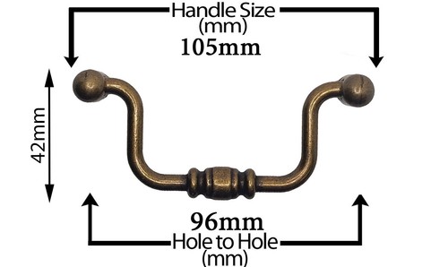 Vintage brass handle - vintage,