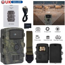 32GB Wildlife Trail Camera 1080P Game Night Vision Outdoor Motion Hunting Cam UK