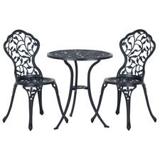 Outsunny Aluminium Bistro Set