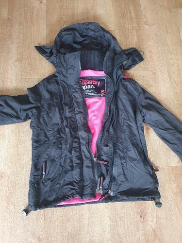 Superdry black pink