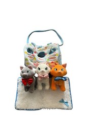 Vintage Disney Aristocats Marie Berlioz Toulouse Plush Bag Toy Basket 