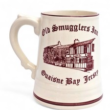 Vintage Grand Slam Tankards Beer Mug – Old Smugglers Inn Jersey 5.5″ Pubware