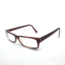 Prada VPR 07E Glasses Frames Red Rectangular Eyeglasses Spectacles Frame Only