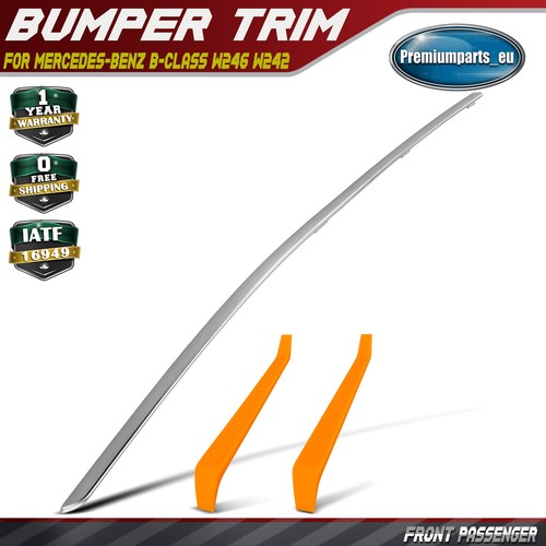 Front left chrome bumper - front,