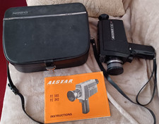 Alstar  PZ-503 Vintage Movie cine Camera. Plus  instruction  Case - Untested