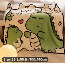 Kids dinosaur printed blanket. Suitable for stroller, kindergartens, gift