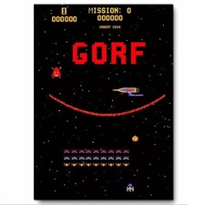 Gorf arcade cabinet game - cabinet,