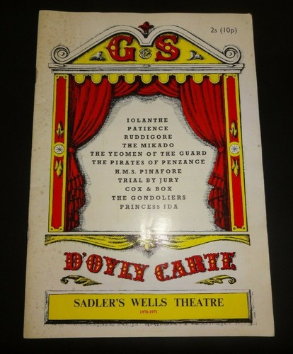 Oyly carte opera co - d`oyly,