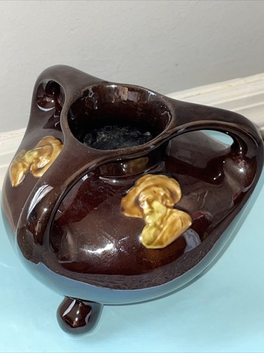 Pottery vase brown - pottery,