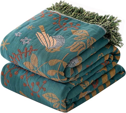 Hoordry cotton bed throw - cotton, with