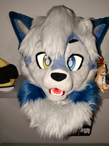 Lemonbrat fursuit head - fursuit, (with
