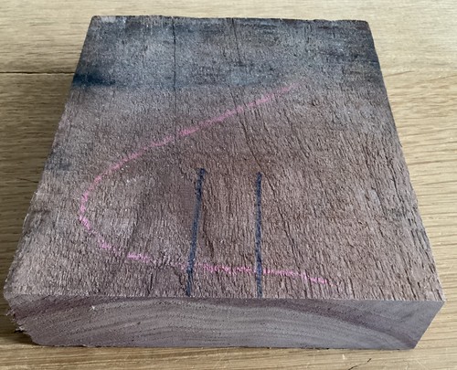 Walnut hardwood timber - hardwood, offcut