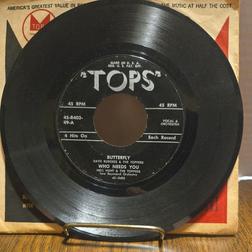 Tops records butterfly who - tops, /