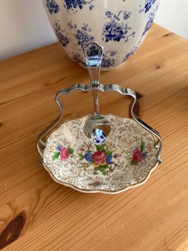 Vintage preserve dish glass - preserve,