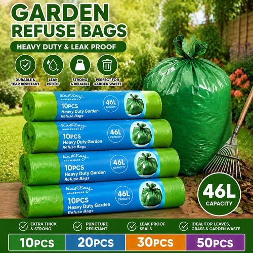 46l garden refuse bags - garden,