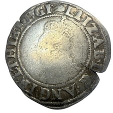 Tudor, Elizabeth I, Shilling, Mint Mark Hand, Battle Of Aylesbury Hoard  Lot 87