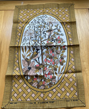 Vintage Coal Tits By Ulster Tea Towel Irish Linen Made in Ireland 28" x 18" 5627