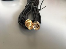 1m SMA Male to Female Coax Extension Cable Antenna Aerial WIFI Router RG174 UK